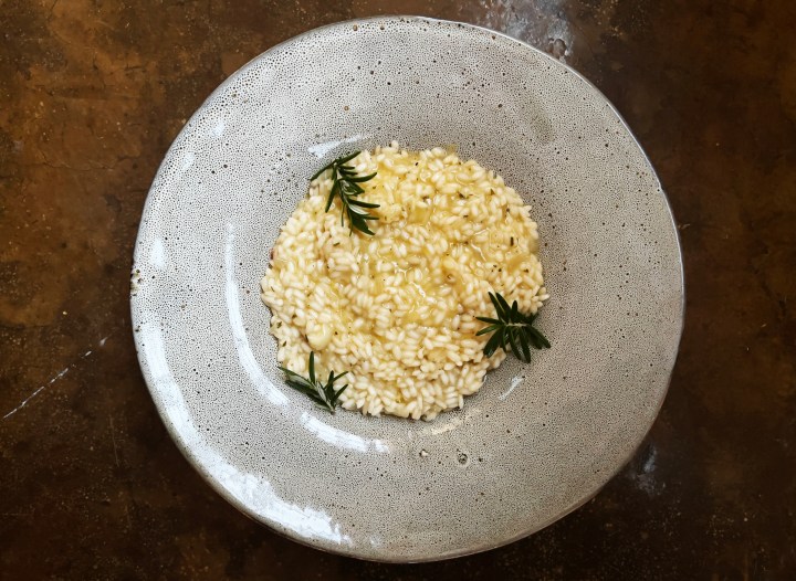 What’s cooking today: Rosemary & lemon risotto