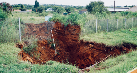 New Centurion sinkhole is one of about 200 recorded across Gauteng in past five years