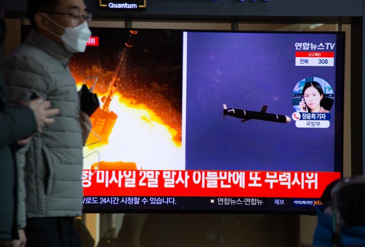 North Korea fires two missiles as U.S. condemns flurry of tests