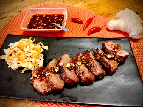 What’s cooking today: Springbok loin with a Szechuan marinade