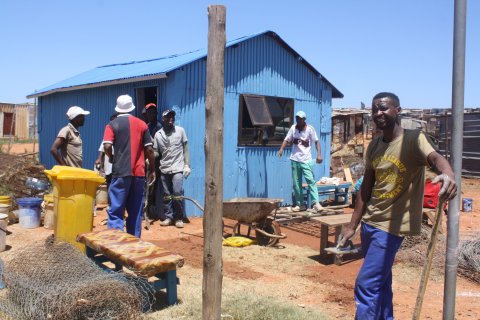 Eastern Cape shack dwellers build office for councillor to bring service delivery close to home