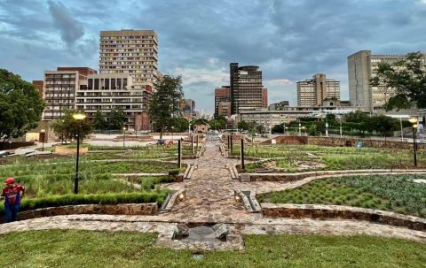 A new public art sculpture and wellness park soon to launch in Braamfontein