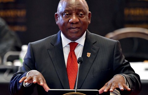 With an eye on the polls, Ramaphosa talks up government achievements and makes an array of promises