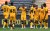 Kaizer Chiefs players celebrate during a match with Orlando Pirates at FNB Stadium