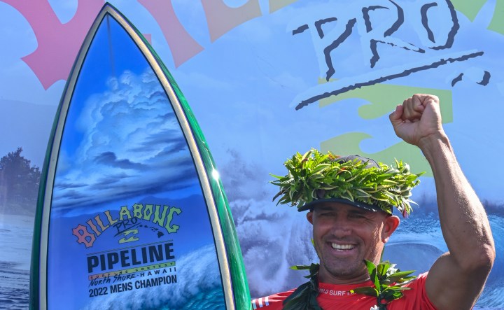 Surfing’s greatest Kelly Slater waxes up for another world title battle at 50