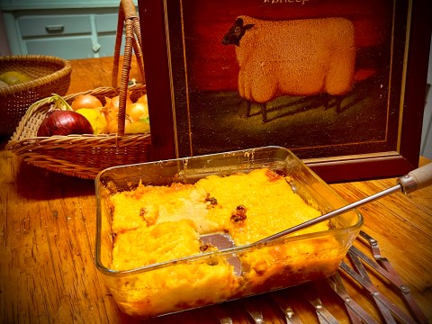What’s cooking today: Mutton Shepherd’s Pie with parsnip mash
