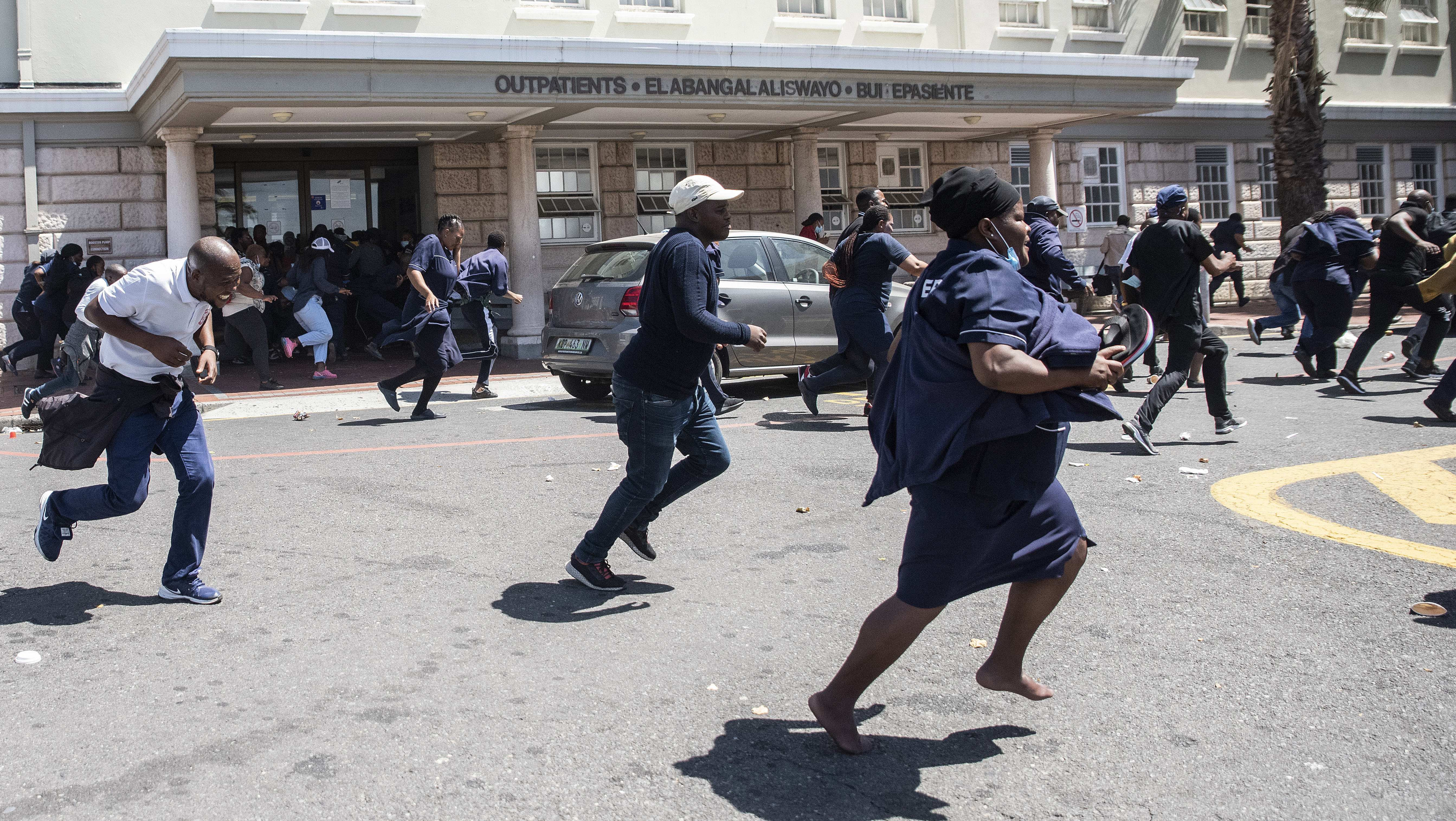groote schuur protest hospital workers