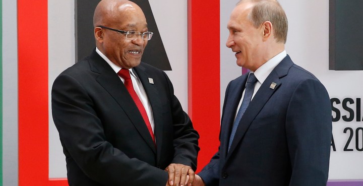 Zuma backs Russia once again, calling Putin ‘a man of peace’