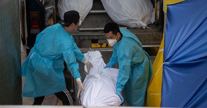 Hong Kong outbreak peaks; South Africa registers 1,868 new cases