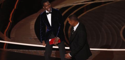 Will Smith smacks Chris Rock on stage at Oscars, drops F-bomb