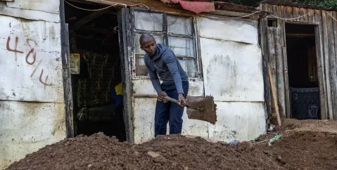Devastated KZN community digs into the mud in desperate search for flood victims