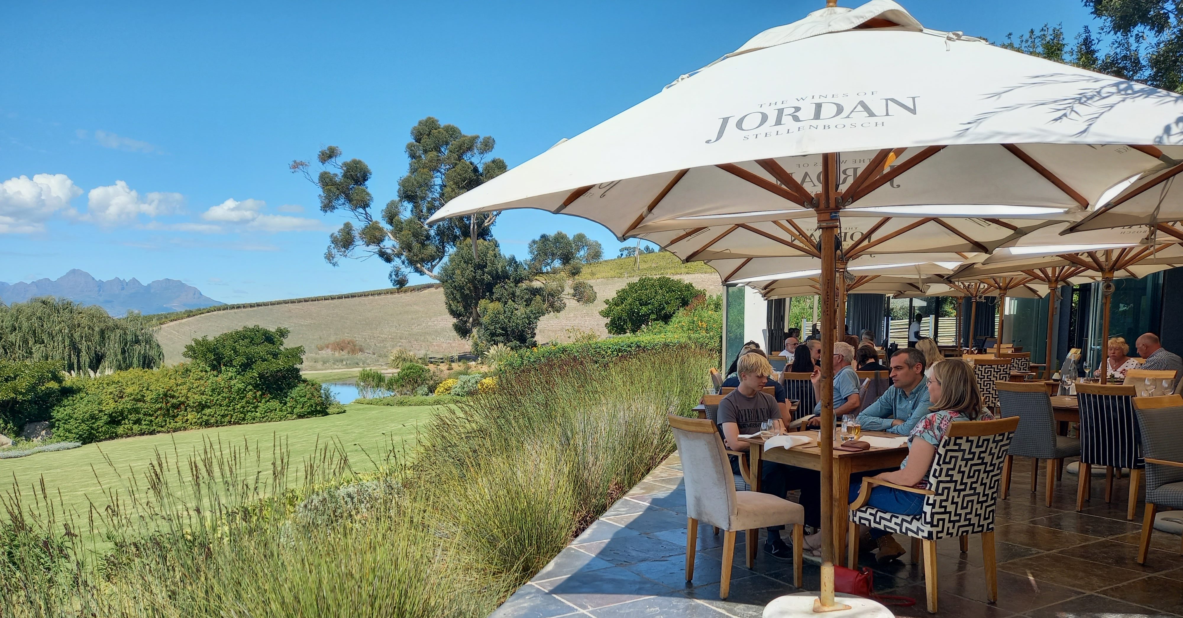 Jordan Restaurant with George Jardine at Jordan Wine Estate in Stellenbosch