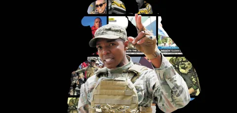Nhlanhla Lux is the leader of Operation Dudula.