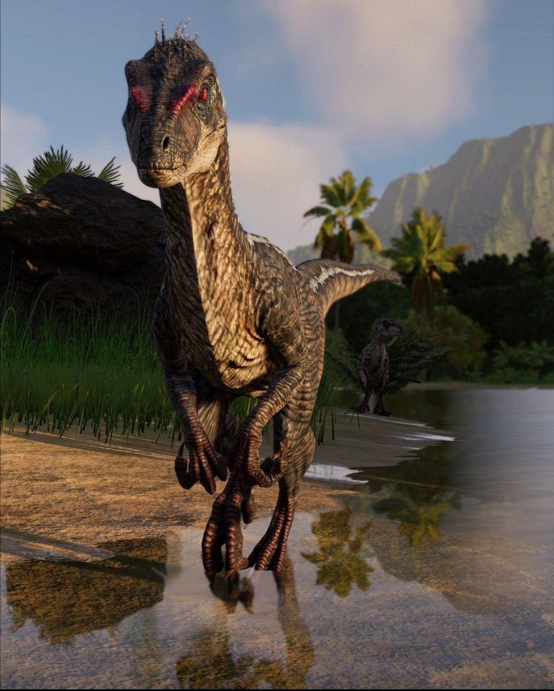 Velociraptor from the film Jurassic Park.