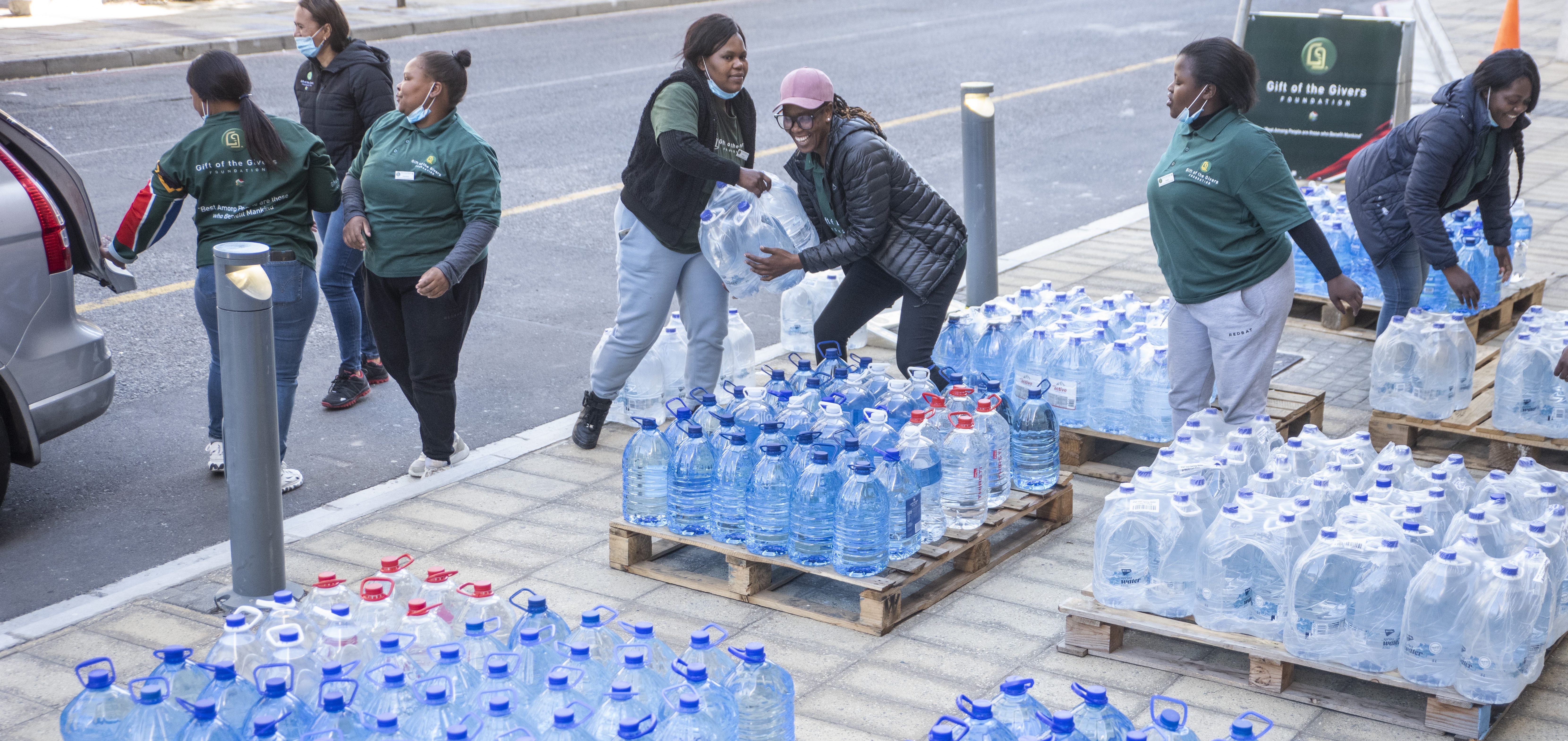 Donations stream in for Gift of the Givers’ KZN water collection drive