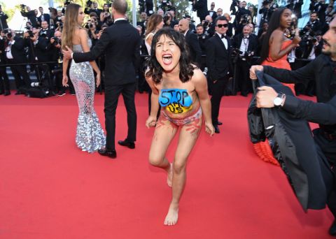 2022 Cannes Film Festival: On the red carpet, protests highlighting sexual and gender-based violence
