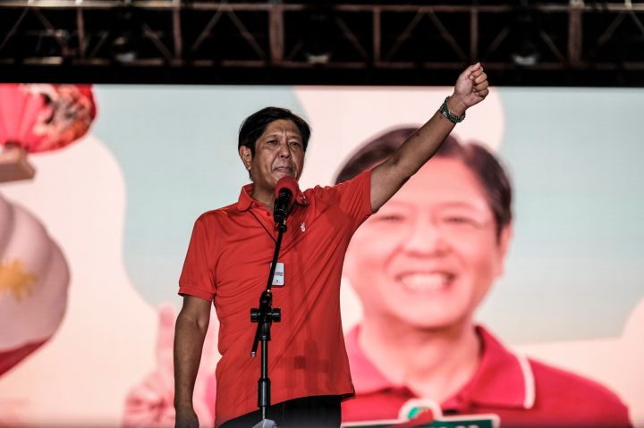 Dictator’s son Marcos wins by landslide in Philippine vote