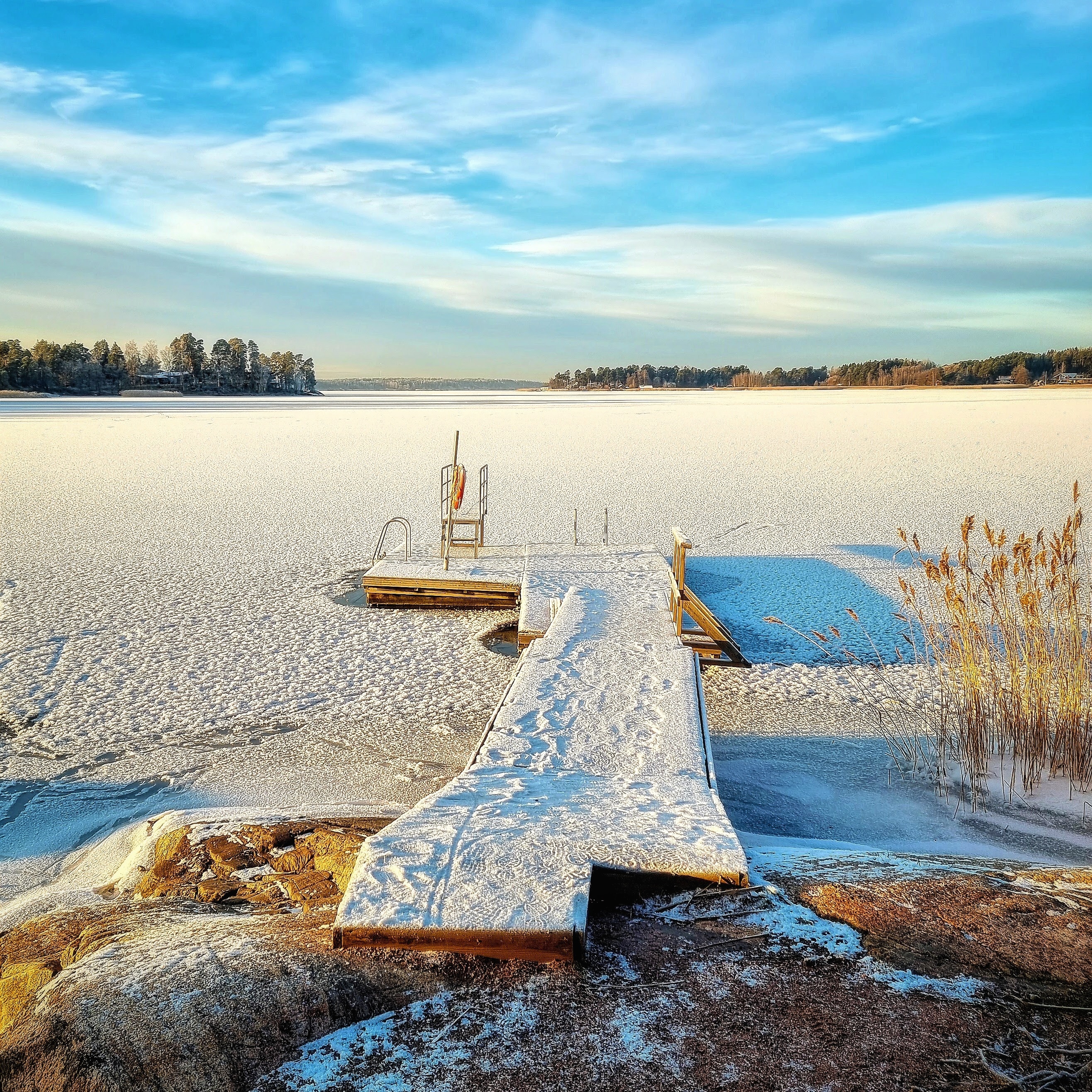 Winter in Naantali, Finland.