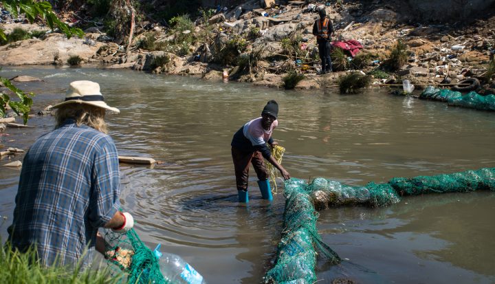 Pollution trap gives Alexandra Water Warriors a new weapon in fight to clean up Jukskei River