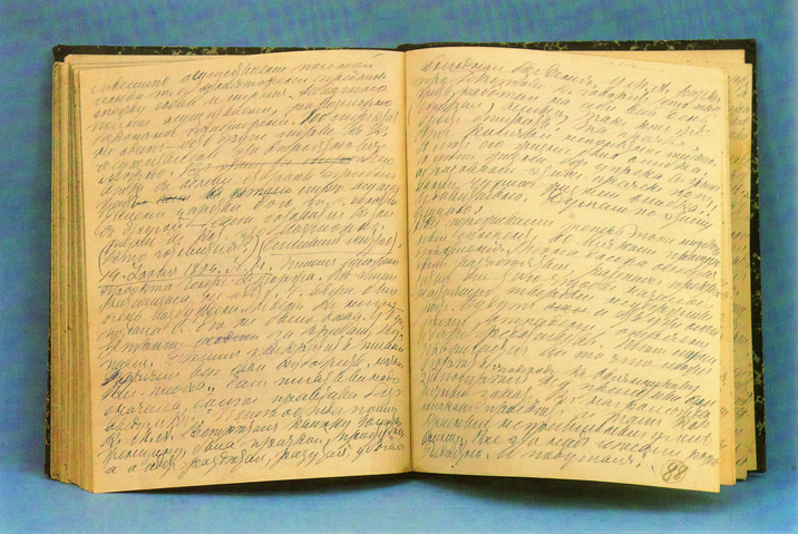 Leo Tolstoy's diary. 