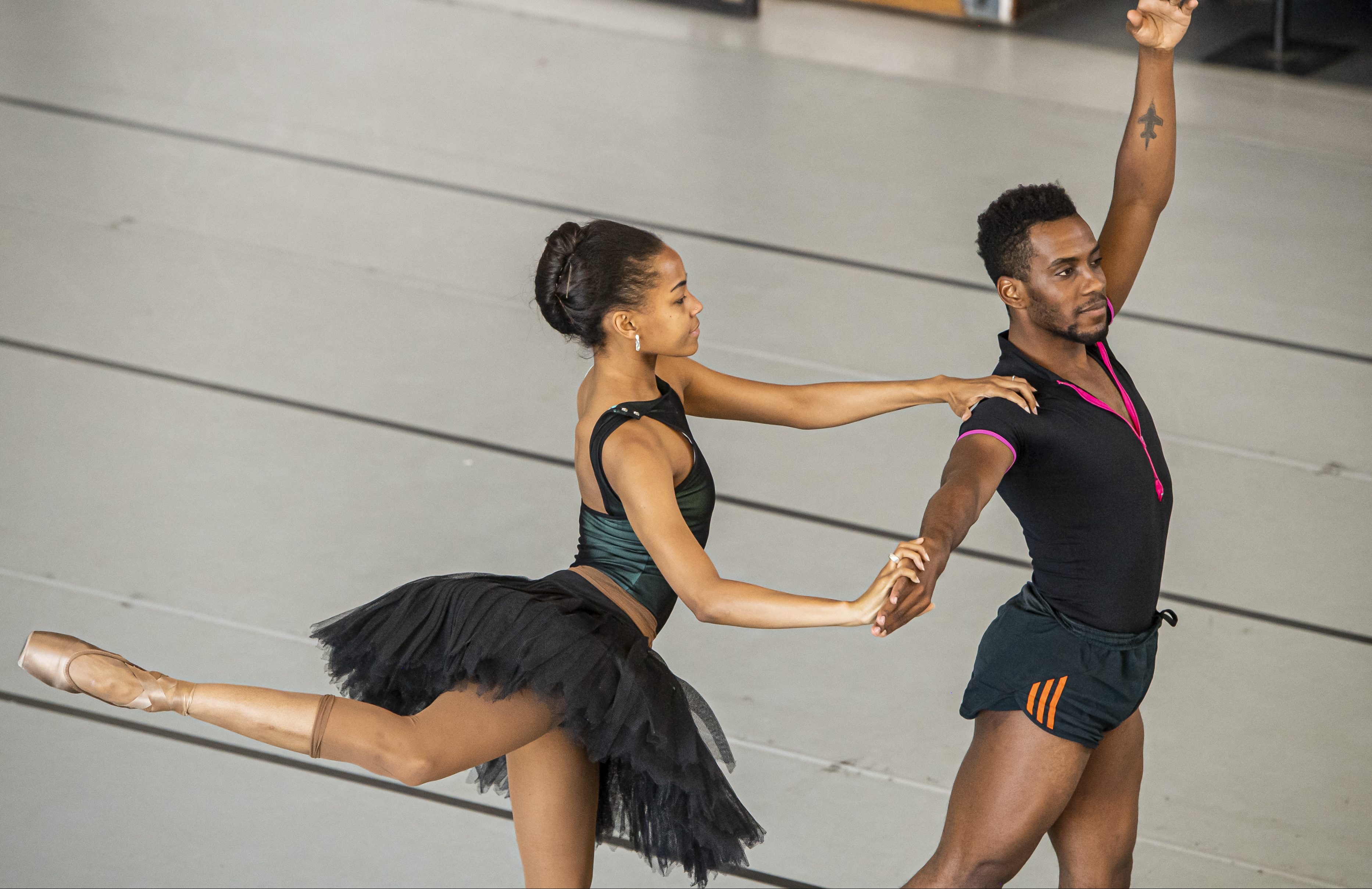 Dancers from The Nutcracker Production rehearse at Joburg Ballet Studio