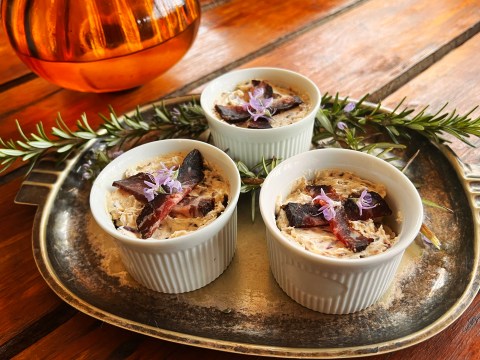 What’s cooking today: Game biltong, Gorgonzola & rosemary pâté