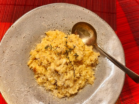 What’s cooking today: Cauliflower & macadamia risotto