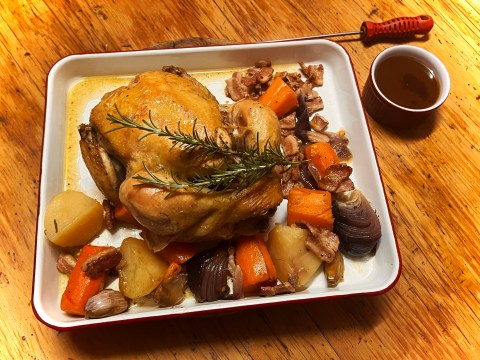 What’s cooking today: Chicken & vegetable pot roast