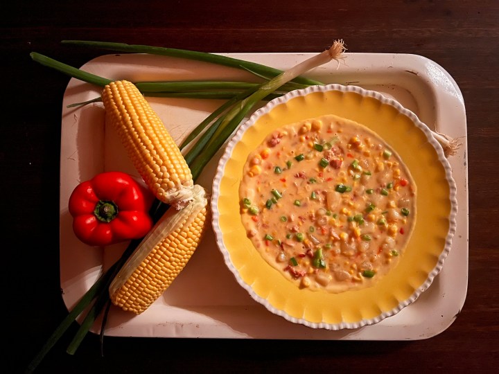 What’s cooking today: Corn & bacon chowder