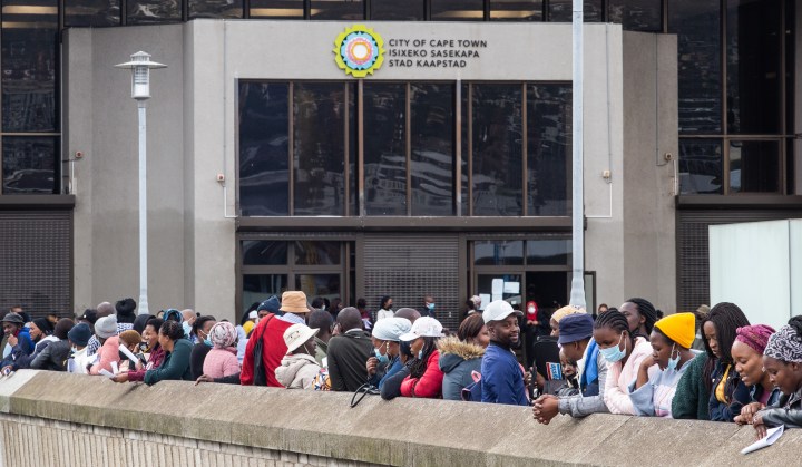 Masses of Cape Town job seekers queue hoping for short-term contracts