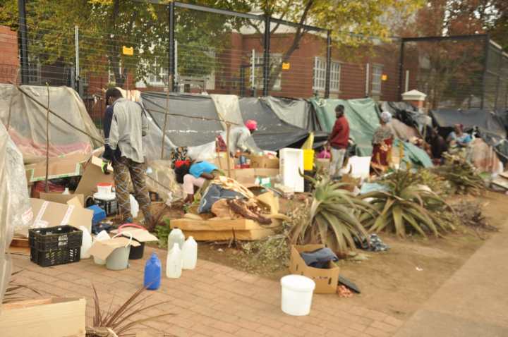 Refugees camp outside Pretoria UN offices demanding to be moved out of SA