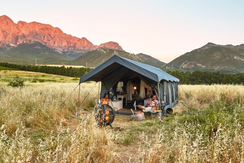 Wild glamping way off the beaten track