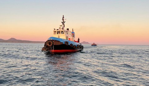 Salvage operation under way after fishing vessel capsizes off Cape Point Nature Reserve