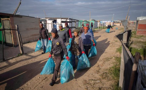 For the kids — Khayelitsha crew starts waste collection service in ‘unrecognised’ informal settlement