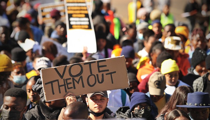Young people march to Union Buildings to present demands for a better future