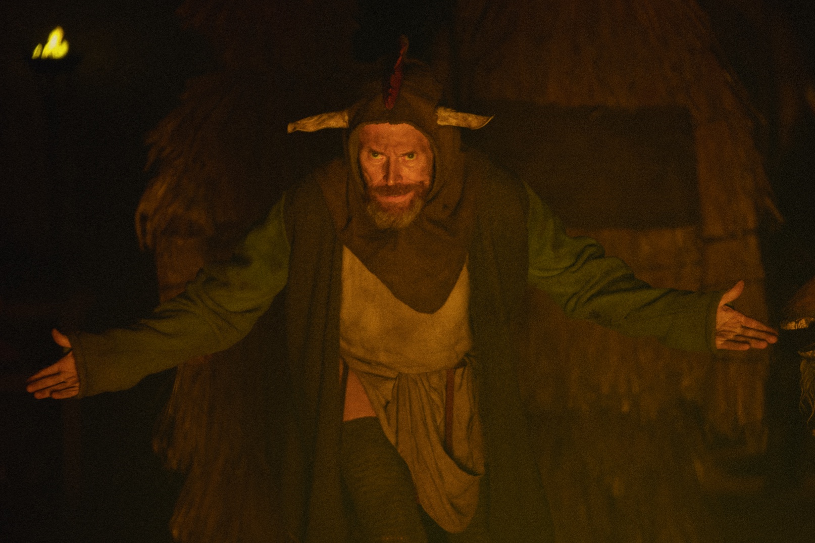 Willem Dafoe as Heimir the Fool (image courtesy of Focus Features)