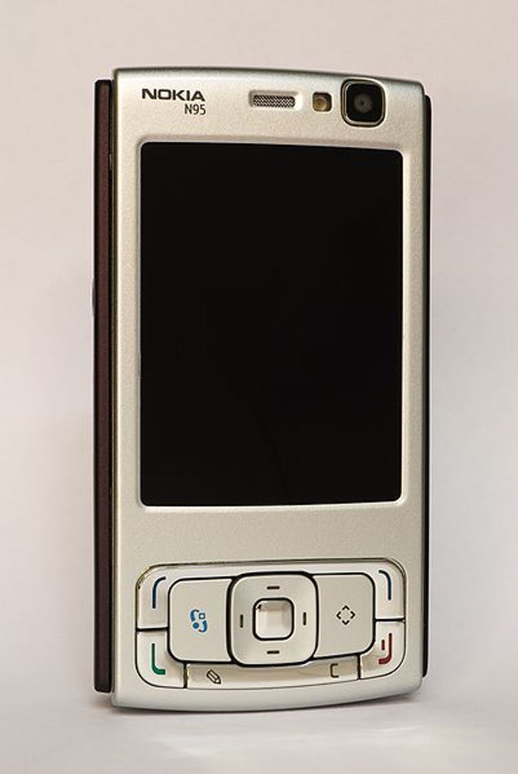 The 2007 Nokia N95. 