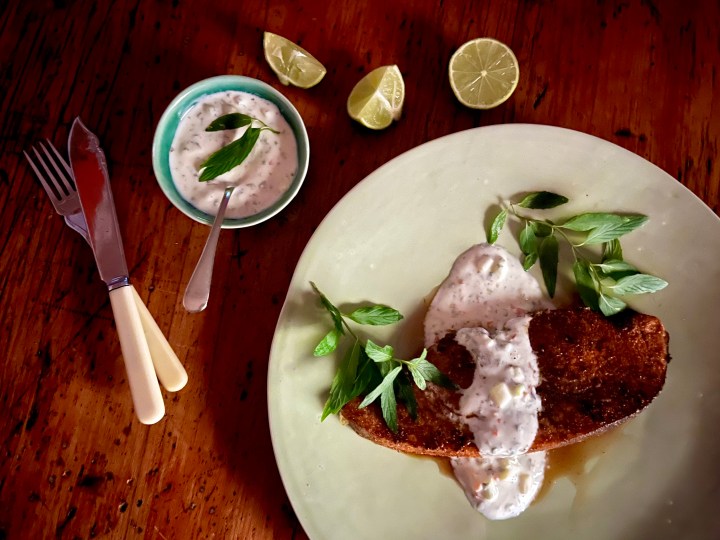 What’s cooking today: Curry-dusted swordfish