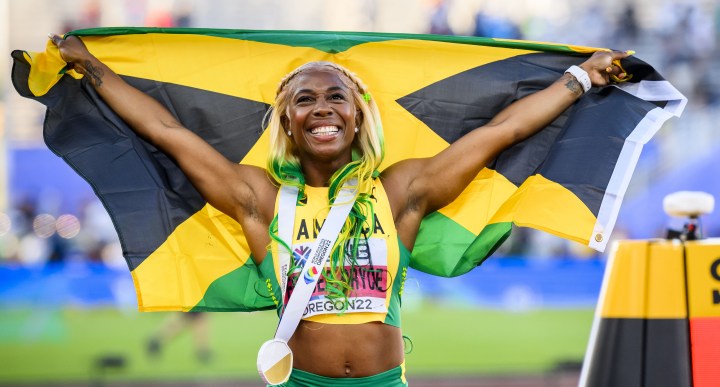 Amazing Fraser-Pryce leads Jamaican clean sweep in women’s 100m