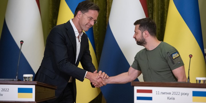 Russia accused of trying to destroy Mykolayiv and Odesa grain harvest; Dutch leader meets Zelensky