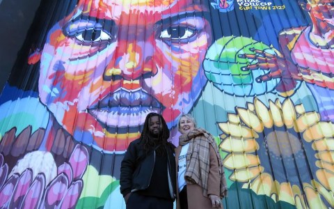 First legacy mural unveiled in Langa to mark countdown to Netball World Cup