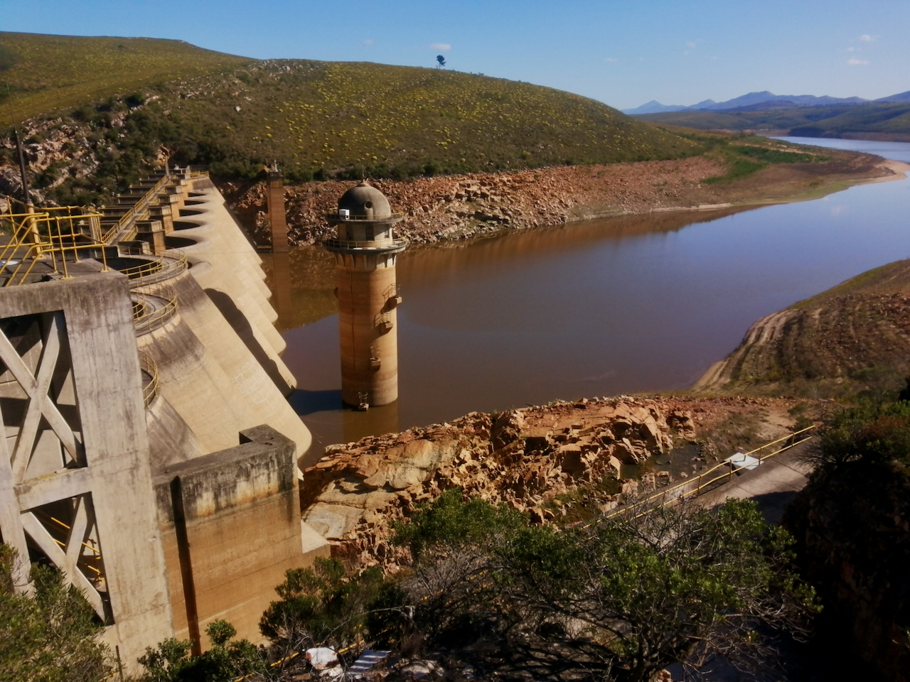 A view of Churchill dam