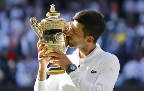 Ice-cool Djokovic tames fiery Kyrgios to lift seventh Wimbledon trophy