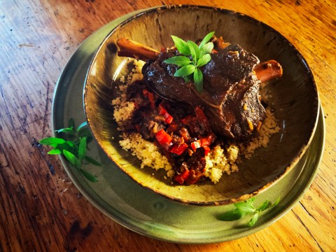 What’s cooking today: Lamb shank & date tagine
