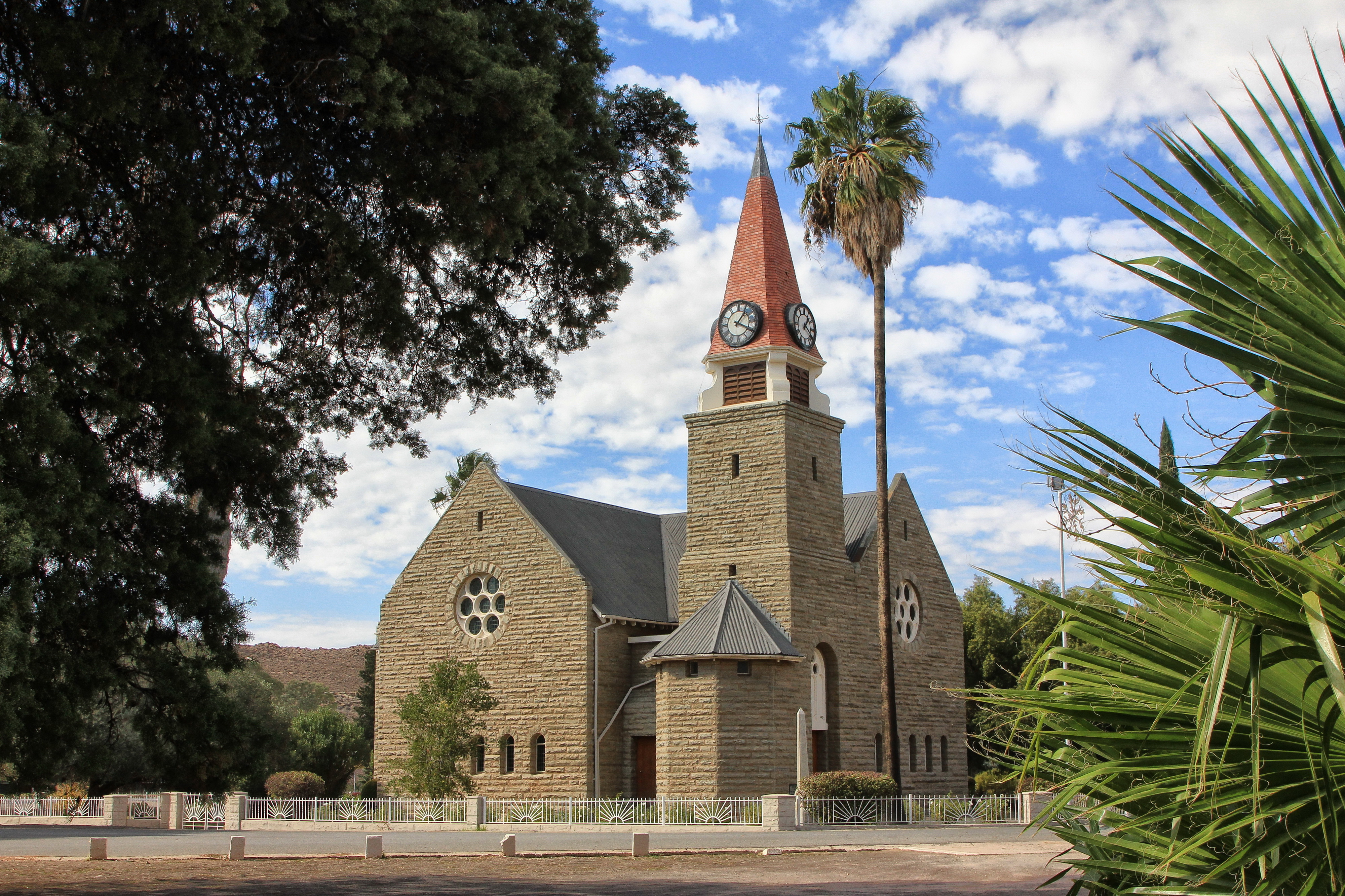 The Loxton DR Church – spiritual and geographical centre of the village.