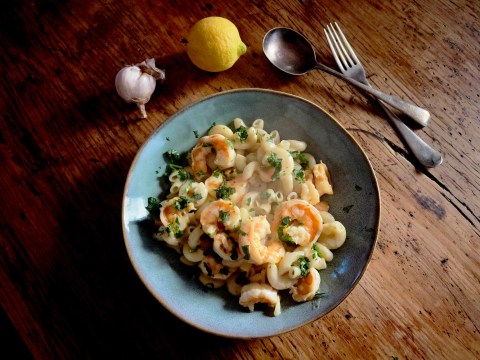 What’s cooking today: Prawn pasta with lemon, garlic and chilli