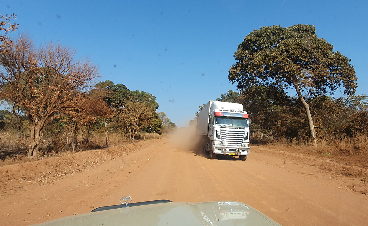 zambian copper exports roads