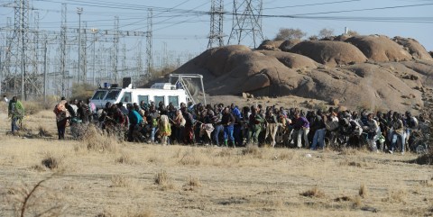 Mine workers symbolising SA’s tragic day: ‘We’ll fight another 10 years to taste justice’