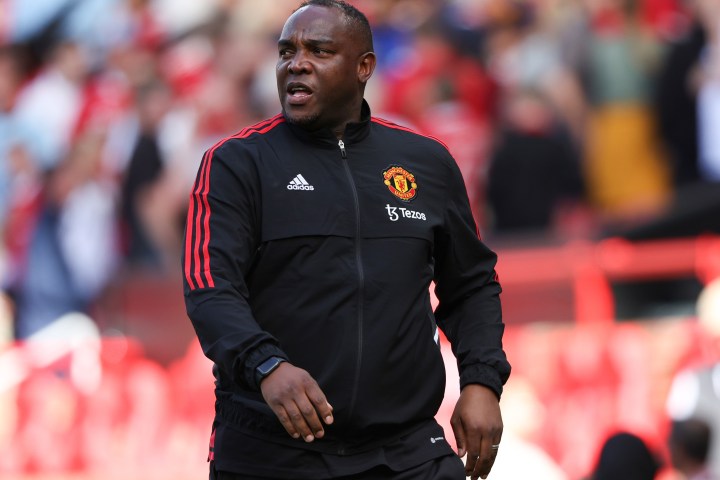 Benni in the 18 area as he joins Manchester United as striker coach