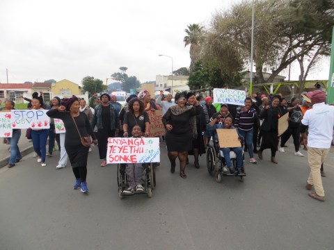 Nyanga women march to police station after body found in wheelie bin
